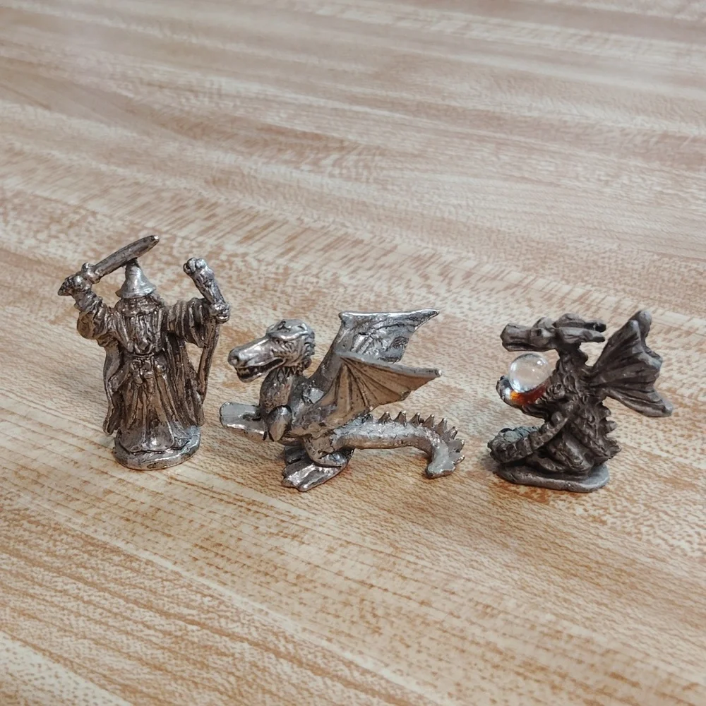 Fantasy Pewter Figurine Set - Picture 6 of 12